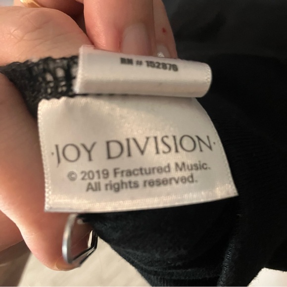 Pleasures x Joy Division Lost Control black crewneck sweatshirt, size small - Picture 8 of 13